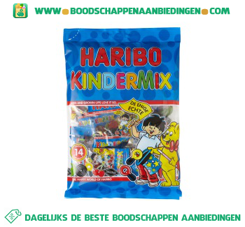 Haribo Kindermix uitdeelzak aanbieding