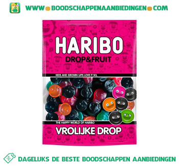 Haribo Vrolijke drop drop & fruit aanbieding