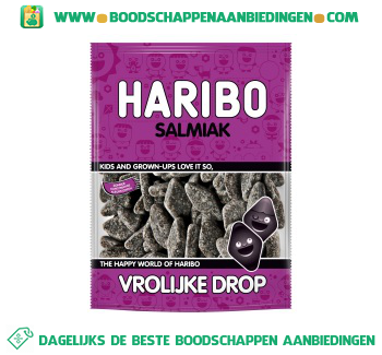 Vrolijke drop zacht salmiak aanbieding