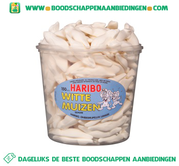 Haribo Witte muizen silo aanbieding