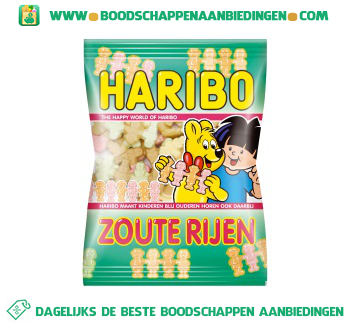 Haribo Zoute rijen aanbieding