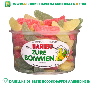 Haribo Zure bommen silo aanbieding