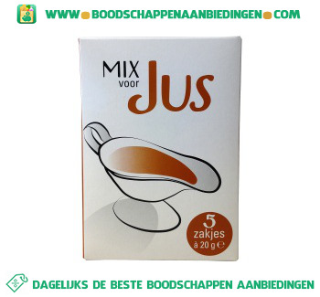 Mix voor jus aanbieding