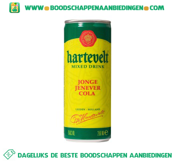 Jonge jenever & cola aanbieding