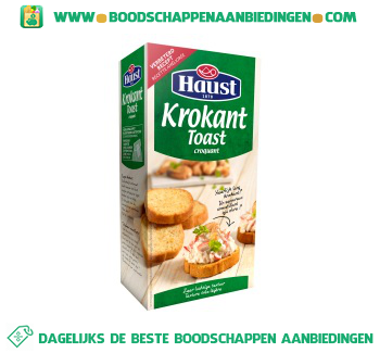 Haust Krokant toast aanbieding