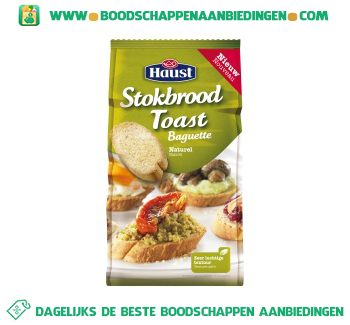 Haust Stokbrood toast naturel aanbieding