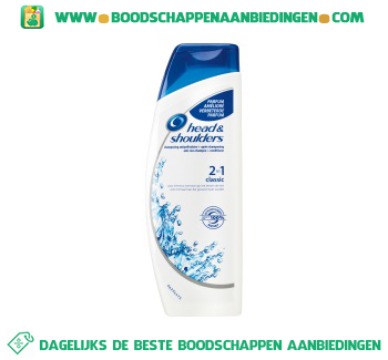 Head & Shoulders Classic clean anti-roos 2in1 shampoo aanbieding