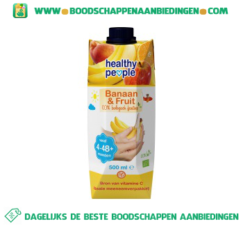 Healthy People Baby juice banaan & fruit aanbieding