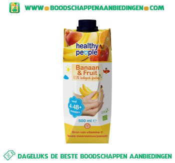 Baby juice banaan & fruit aanbieding