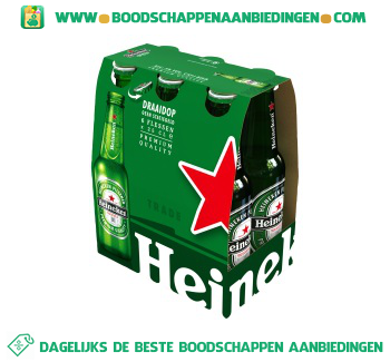 Heineken Mono pak 6 flesjes aanbieding