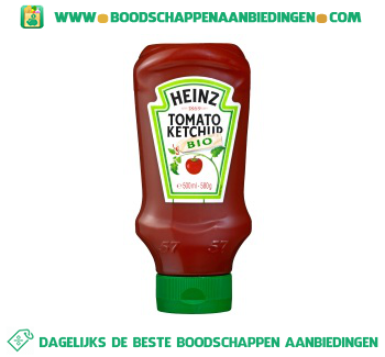 Heinz Biologische tomato ketchup aanbieding