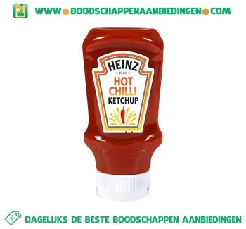 Heinz Ketchup hot chili aanbieding