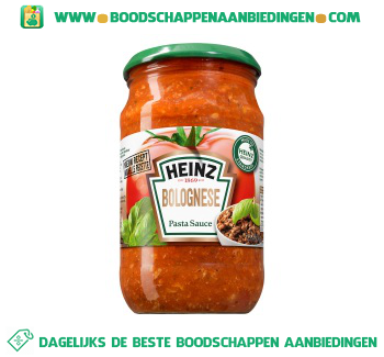 Heinz Pasta sauce bolognese aanbieding