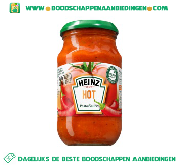 Pasta sauce hot aanbieding