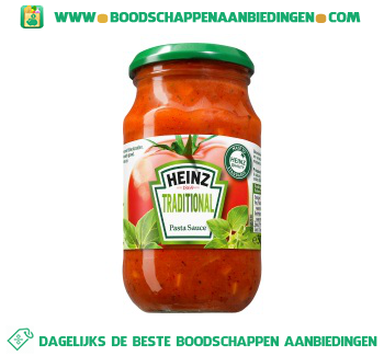 Heinz Pasta sauce traditional aanbieding