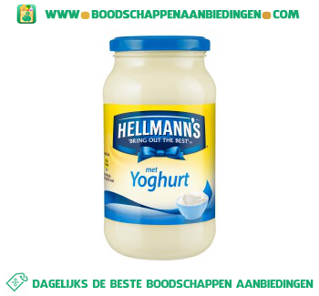 Hellmann’s Mayonaise met yoghurt aanbieding
