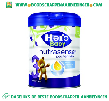 Hero Baby Nutrasense peutermelk 3 aanbieding