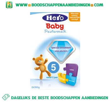 Hero Baby Peuter groeimelk aanbieding