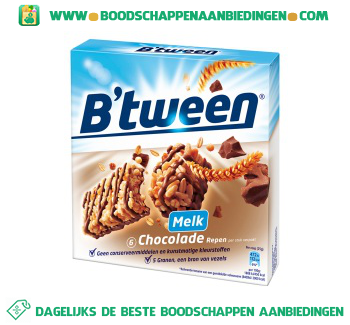 Btween melk chocolade aanbieding