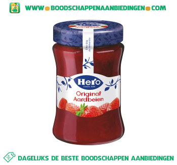 Jam aardbeien aanbieding