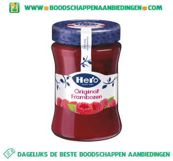 Hero Jam frambozen aanbieding