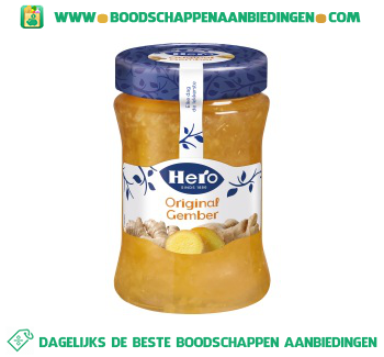 Hero Jam gember aanbieding