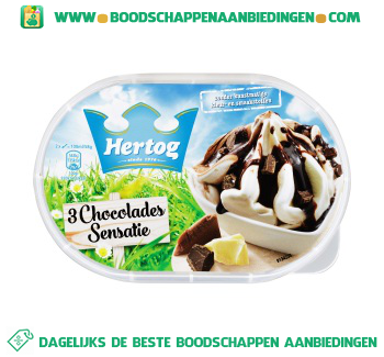 IJs 3 chocolades aanbieding