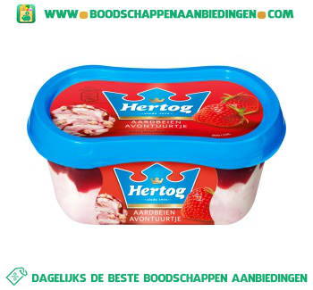 Hertog IJs Aardbeien Avontuurtje aanbieding