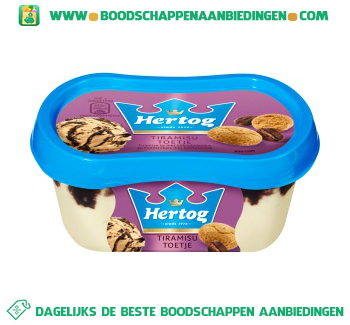 Hertog IJs tiramisu aanbieding