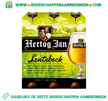 Hertog Jan Lentebock pak 6 flesjes aanbieding