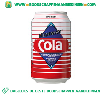 Highway Cola aanbieding