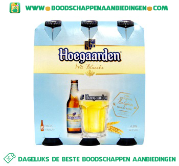 Hoegaarden Wit pak 6 flesjes aanbieding