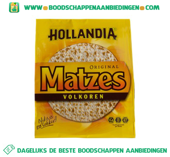 Hollandia Ronde matzes volkoren aanbieding