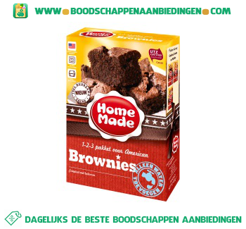 Home Made Complete mix voor American brownies aanbieding