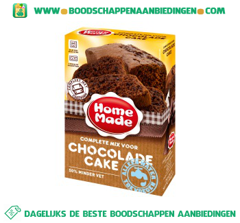 Home Made Complete mix voor chocoladecake aanbieding