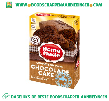 Home Made mix chocoladecake aanbieding Boodschappen Aanbiedingen