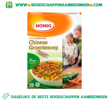 Honig Chinese groentesoep aanbieding