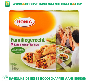 Familiegerecht Mexicaanse wraps aanbieding