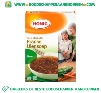 Honig Franse uiensoep aanbieding