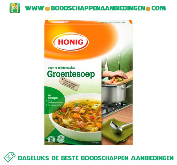 Honig Groentesoep aanbieding