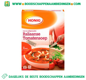 Honig Italiaanse tomatensoep aanbieding