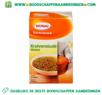 Krulvermicelli middel aanbieding