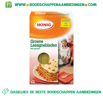 Lasagnebladen verdi aanbieding