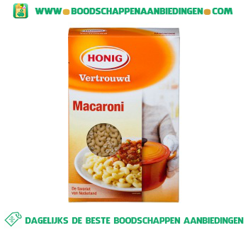 Honig Macaroni aanbieding