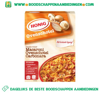 Macaroni ovenschotel carbonara aanbieding