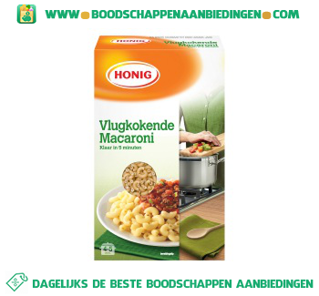 Macaroni vlugkokend aanbieding