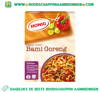 Honig Mix voor bami goreng aanbieding