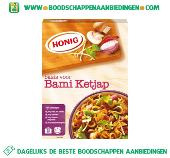 Honig Mix voor bami ketjap aanbieding