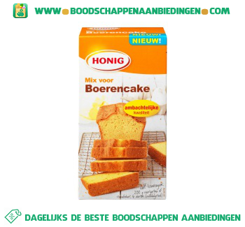 Mix voor boerencake aanbieding