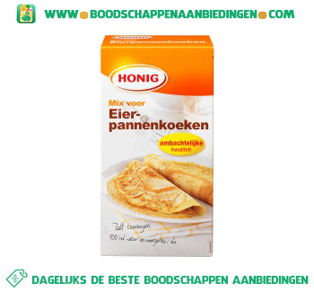 Honig Mix voor eierpannenkoeken aanbieding